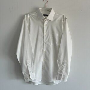 5. Savano  Luxury Men's  Dress Shirt White, Size L